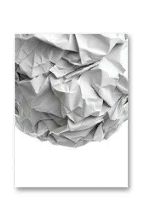 Abstract Crumpled Paper Sphere