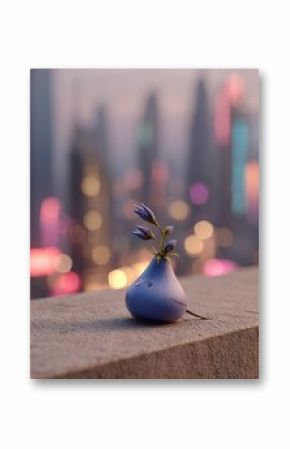 Small Flowerpot Cityscape View
