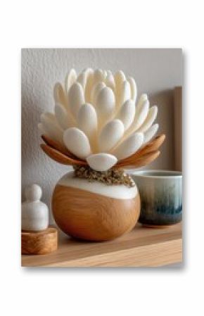 Ceramic Lotus Plant Pot