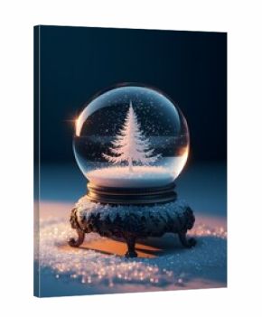 now Globe Christmas Scene