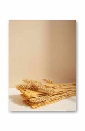 Pasta and Wheat Stalks 