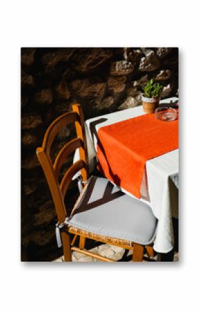 Charming outdoor cafe setting in Antibes, France