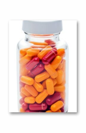 PNG Pill bottle white background antioxidant. mobile wallpaper