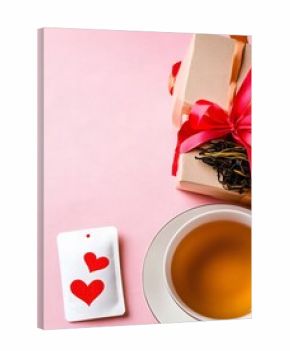 Romantic Valentine's Tea Gift Set, Teacup, Gift Box, and Heart Tea Bag