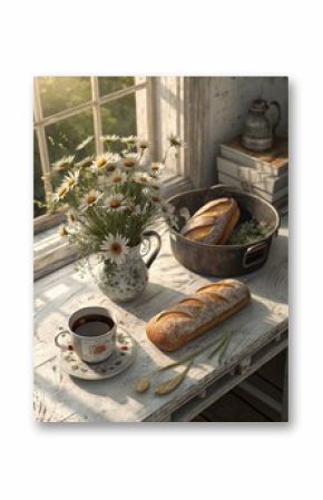 still life with bread