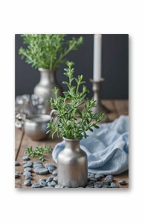 still life fresh aroma leaves