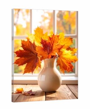 Autumn Leaves in Vase
