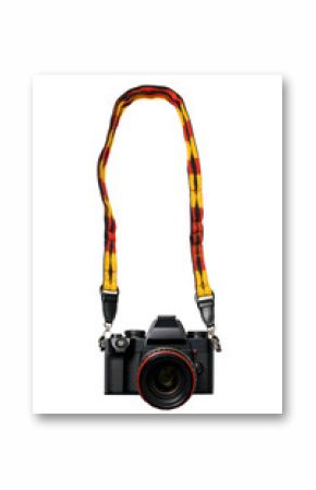 PNG Camera film strap white background accessories electronics.