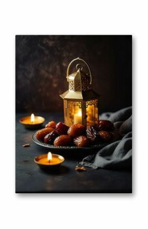 christmas still life with candle