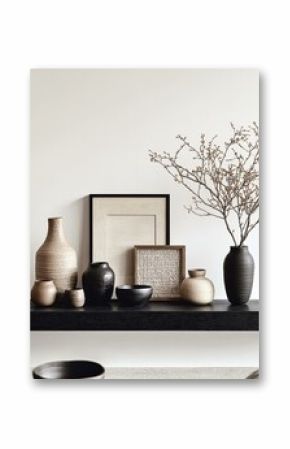 Modern Minimalist Home Decor Display