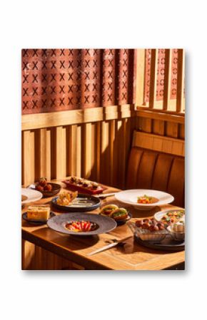 A Table Full Of Asian-Inspired Dishes