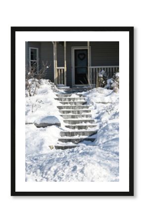 Snow on the Stairs