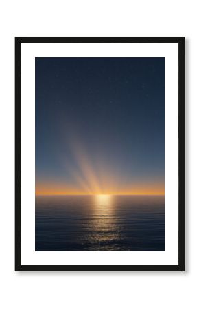 sunset over the sea