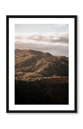 Kauai Waimea Canyon State Park, View of the Napali Coast during sunrise