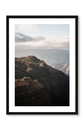 Kauai Waimea Canyon State Park, View of the Napali Coast during sunrise