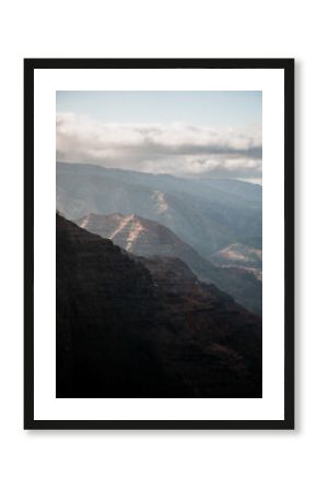 Kauai Waimea Canyon State Park, View of the Napali Coast during sunrise