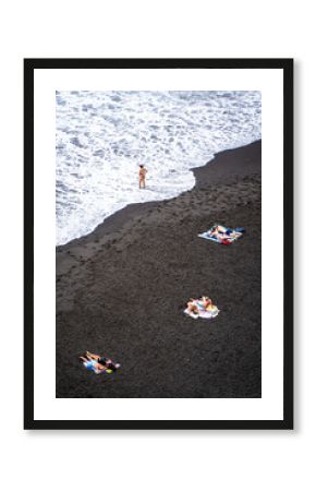 people on the beach