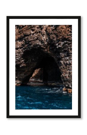 Napali Coast of Kauai, Hawaii. Cliffs on the western coast of Kauai.