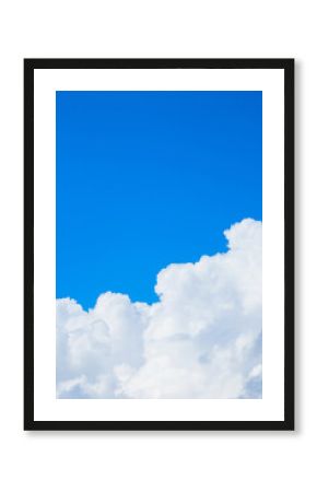 夏　青空　雲