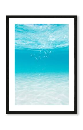 南国の海の水中背景