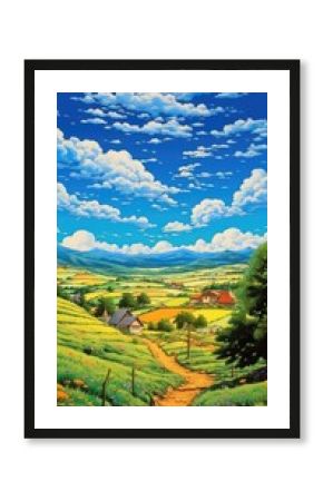 fabulous panorama landscape anime bright freedom inspiration wallpaper smartphone illustration