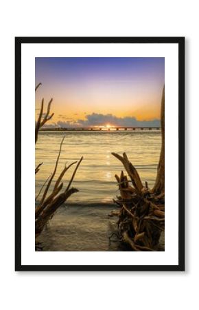 Sunrise in Matanzas Inlet Florida