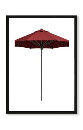Durable market umbrella for vibrant cafe patios, featuring heavy-duty fabric.