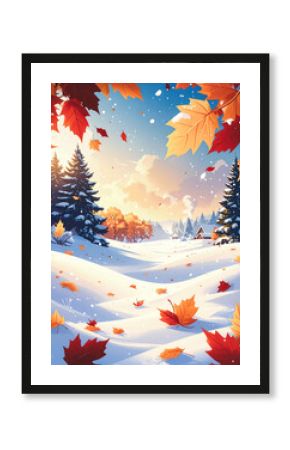 autumn leaves background