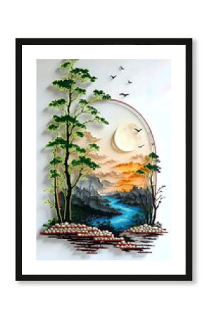 Landscape with trees I Wall Decor 