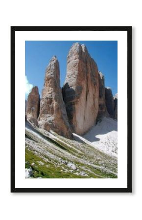 Dolomite peaks under a crystal-clear sky.