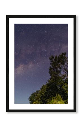 céu noturno na Vila de São Jorge, cidade de Alto Paraiso de Goiás, Estado de Goiás, região da chapada dos Veadeiros