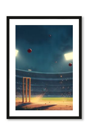 Design of a night cricket stadium