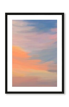 Aesthetic landscape wallpaper, colorful sunset design