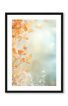 Autumnal foliage, soft focus