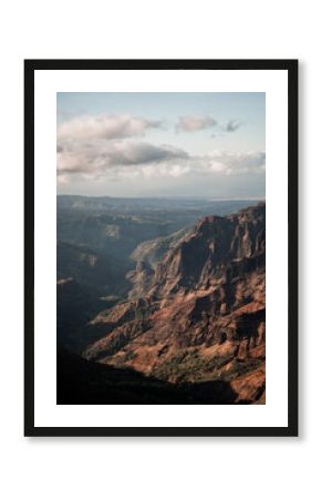 Kauai Waimea Canyon State Park, View of the Napali Coast during sunrise