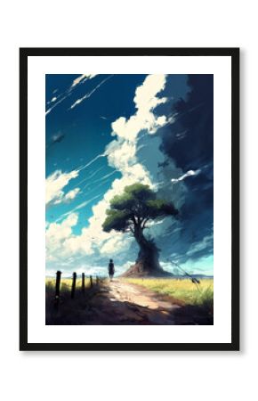 At the end of the road