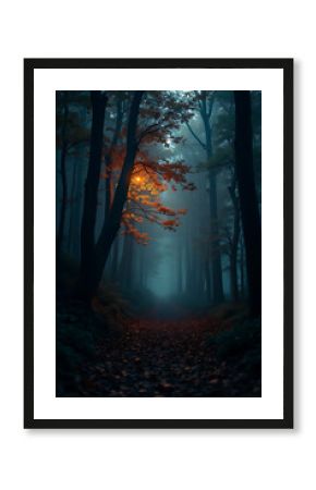 forest in the morning
