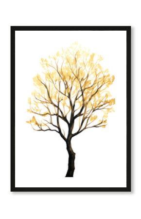 PNG Black color tree painting plant
