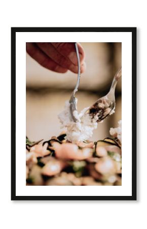 Food on a wedding