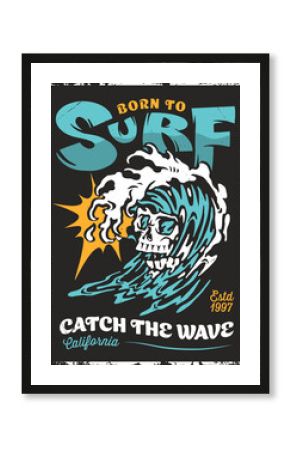 Ride the wave with California surf art