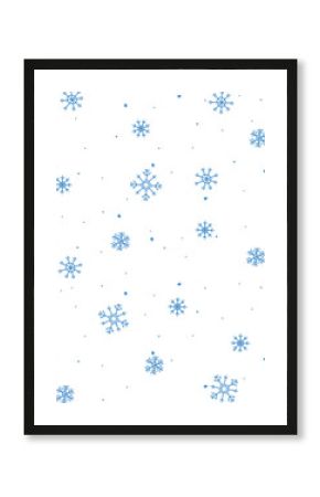 Snowflake Pattern with Dots Background