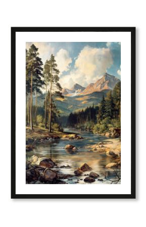 Illustration of a natural landscape