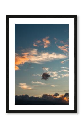 Sky with Clouds at Sunset