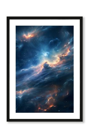 nebula and galaxies in space. abstract background wallpaper. High quality photo