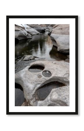 Unique rock patters Cheesman Canyon Colorado