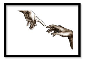 Hands of God and Adam