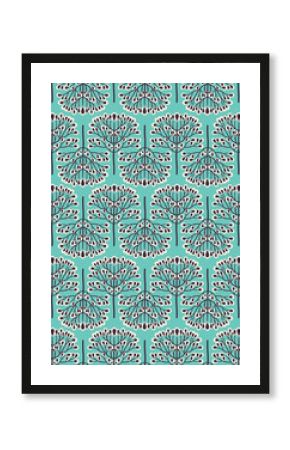 Seamless forest pattern