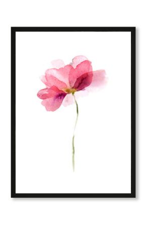 Watercolor flower