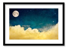 Full Moon and Cloudscape