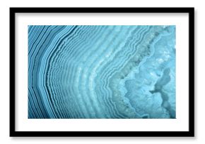 waves in light blue agate structure